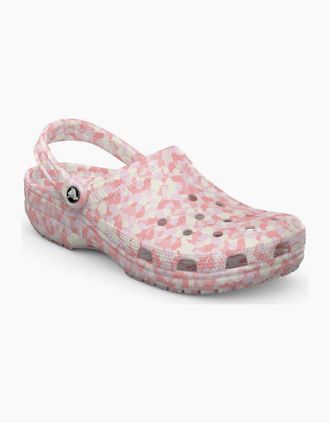 Crocs Womens Classic Confetti Womens Clogs - Pink - Size: 6