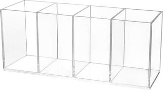 OEM Organizador De Escritorio Para Material De Oficina, Portal&aacute;pices Transparente, F&aacute;cil De Limpiar, Adecuado Para Art&iacute;culos De Oficina Y Estudio (transpa