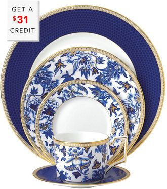 Wedgwood Hibiscus Plate Settingwith $31 Credit
