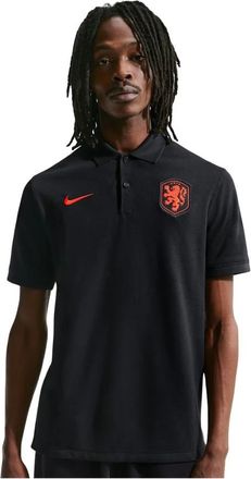 Nike Netherlands Polo - Heren - Fitness - Zwart - L - Katoen - Fitness
