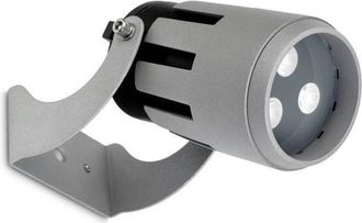 Leds - C4 Leds-c4 - Powell - Foco Exterior Led 3 Luces Peque&ntilde;o Gris Ip65