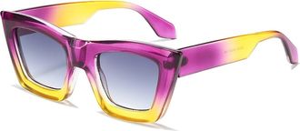 Generic Outdoor Mens And Womens Vacation Commuter Party Sunglasses(Purple)