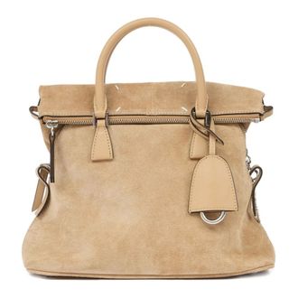 Maison Margiela Handbags, female, Beige, Size: ONE SIZE 5AC Soft Mini