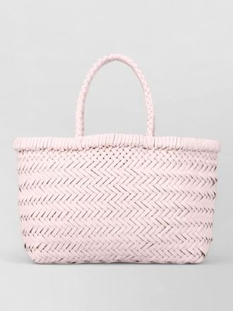 Dragon Diffusion mini flat beach bag woven design