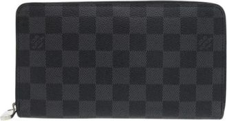Louis Vuitton Pre-owned Wallets, male, Black, Size: ONE SIZE Pre-owned Damier Graphite Long Wallet