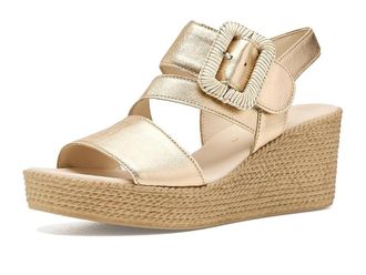 Gabor Gabor 84.771 Womens Dress Sandals Champagne : UK 7.5 (US Womens 10) B - Medium, Leather