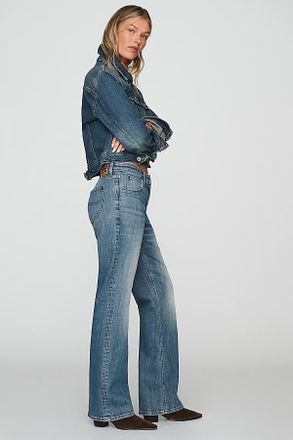Lee Bow Mid-Rise Flare Jeans