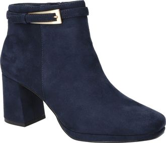 Bella Vita Hudson Platform Bootie in Navy Suede at Nordstrom, Size 9.5
