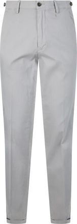 Paul & Shark Slim-fit Broek - Heren - Chinos - Grijs - 7XL - Katoen - Broeken