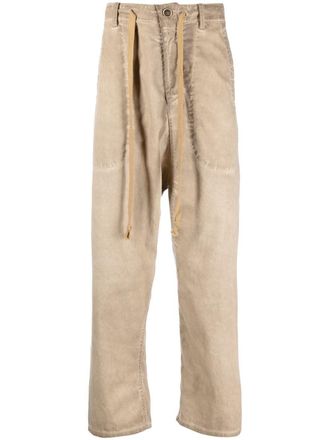 Uma Wang Broek met verlaagd kruis - Bruin