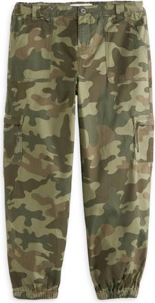 Kancan Womens High Rise Laser Cut Skinny Jogger In Camo