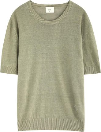 CHÉ Studios Linen-knit T-shirt - Green - XL