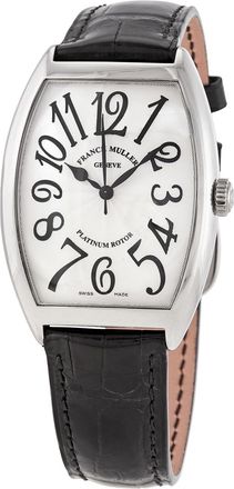 Franck Muller Pre-owned Franck Muller Cintree Curvex Silver-tone Dial Unisex Watch 6850 B SC (AC)