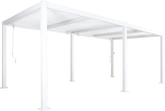 Sweeek Pérgola bioclimática 3x6m de aluminio y acero con lamas orientables