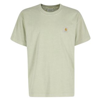 Carhartt Work in Progress Carhartt Wip, T-Shirts, male, Green, Size: S Nelson T-Shirt