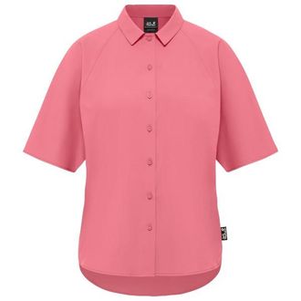 Jack Wolfskin Sierra Quest S/S Shirt Bluse f&uuml;r Damen | rosa