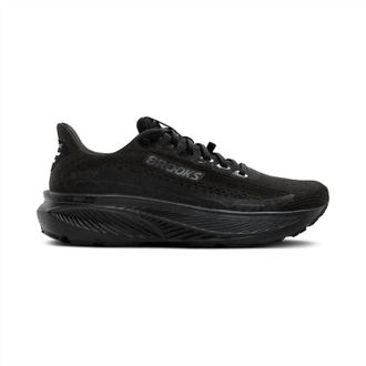 Brooks Womens Ghost 17 Shoe In Black/black/ebony