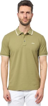 HUGO BOSS Hombre, Camisetas, Verde, Talla: L