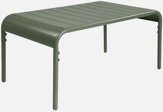 Sweeek Mesa De Centro De Jard&iacute;n Rectangular De Acero, 90cm