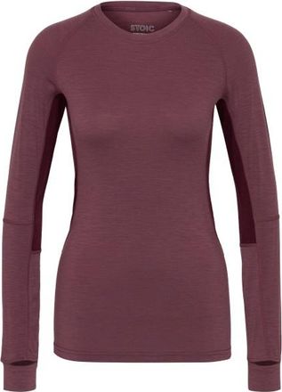 Stoic MerinoMesh150 SadjemSt. L/S Merinoshirt f&uuml;r Damen | lila
