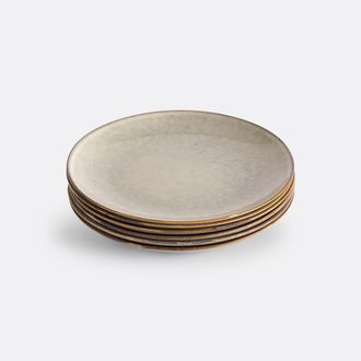 La Redoute Interieurs Set van 6 dessertborden in aardewerk, Omora