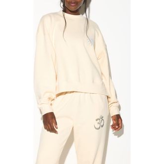Spiritual Gangster Emit Peace Bex High-Low Sweatshirt in Canvas at Nordstrom, Size X-Small