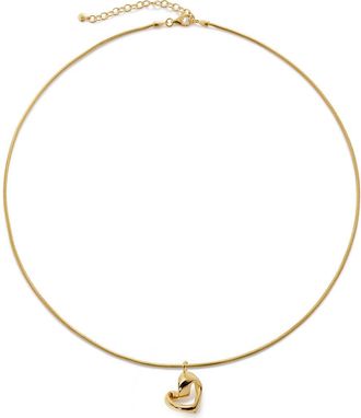 Monica Vinader Infinity Heart Pendant Necklace in 18K Gold Vermeil at Nordstrom