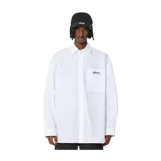 032c Overhemden, Heren, Wit, M, Casual Shirts
