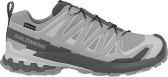 Salomon Low-Profile Grey Trail Running Sneakers With Quick-Lace System