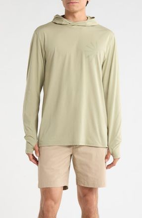 Roark Venture Lightweight UPF 50+ Hoodie in Sage at Nordstrom, Size Xx-Large