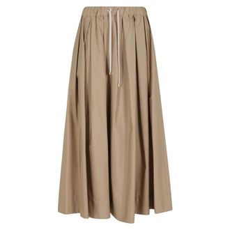 Max Mara Dames, Rokken, Bruin, Maat: XS Leer