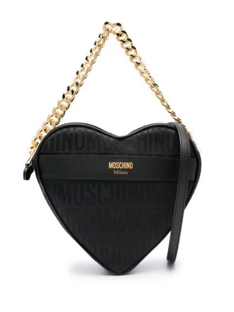 Moschino Borsa tote con stampa - Nero