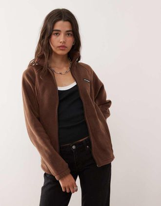 Columbia Benton Springs - Pile marrone con zip