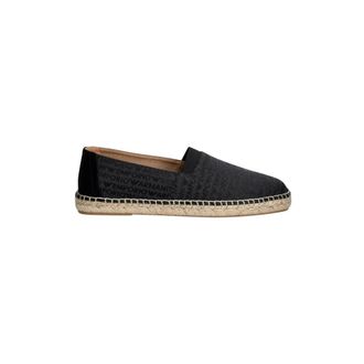 Emporio Armani Jacquard Espadrilles met All-Over Logo Lettering - Heren - Espadrilles - Zwart - 40 EU - Su&egrave;de - Schoenen