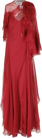 Alberta Ferretti Mujer, Vestidos, Rojo, Talla: S