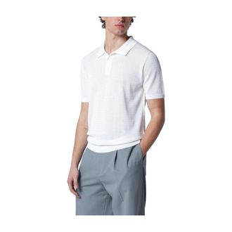 Roberto Collina Polo Shirts, male, White, Size: 2XL Polo Punto Rete