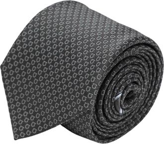 Ferragamo Heren, Accessoires, Grijs, Maat: ONE Size Zijde