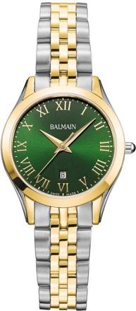 Balmain Brigitte Two Tone Bracelet Watch, 33mm in Two Tone Steel Bold Pvd 2N at Nordstrom