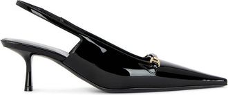 Saint Laurent Womens Carine Slingback Pumps, Brand Size 39 ( US Size 9 )