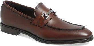 Ferragamo Boston Double Gancio Bit Loafer in Mid-Brown T. Moro at Nordstrom, Size 10.5