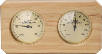 OEM Term&oacute;metro E Higr&oacute;metro De Madera Para Sauna De Alta Temperatura, Dispositivo 2 En 1 Para Medir La Humedad Y La Temperatura