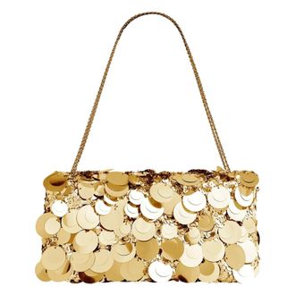 Paco Rabanne Shoulder Bags, female, Yellow, Size: ONE SIZE Shoulder Bags