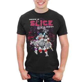 Teenage Mutant Ninja Turtles Mens Teenage Mutant Ninja Turtles Have a Slice Day Sketch Art Graphic T-Shirt in Black at Nordstrom, Size Xxx-Large