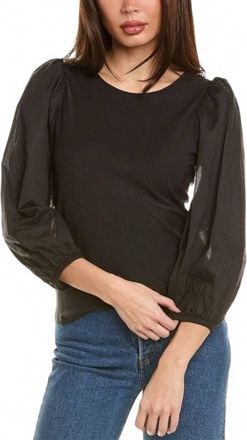 Nation Ltd Shalom Tie Combo Tee In Black