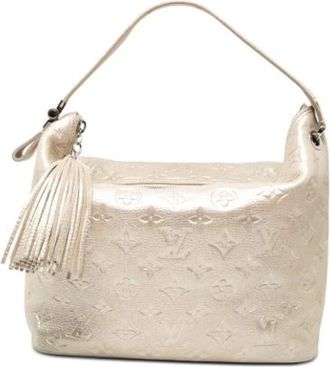 Louis Vuitton Tweedehands Canvas Louis Vuitton tassen - Dames - Vintage Schoudertas - Geel - ONE Size - Vintage