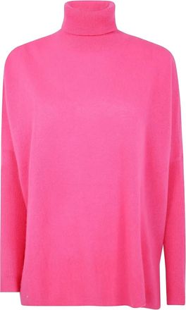 Absolut Cashmere Maglione in cashmere a collo alto - Rosa