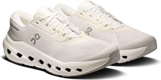 On Mens Cloudrunner 3 Wide Running Shoe In White/glacier