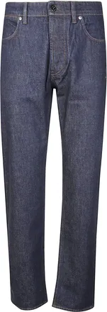 Stone Island Indigo Regular Straight Cotton Jeans
