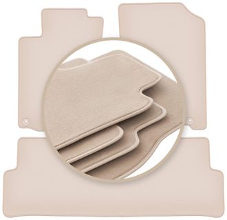 OEM Alfombrillas Beige Premium Para Honda Cr-v Iv Suv 2011-2018