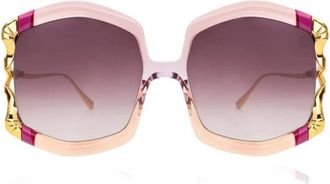Anna-Karin Karlsson LA VIE EN Rose Pink SUN Zonnebrillen - Dames - Zonnebrillen - Roze - 59 MM - Accessoires